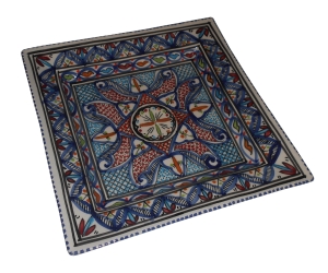 Talerz kwadrat 30cm MIX 13