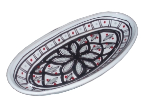 Półmisek 24cm SZARY