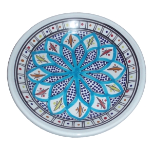 Talerz deserowy 21cm mix 034