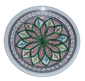 Talerz deserowy 21cm mix 035