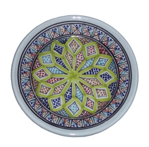 Talerz deserowy 21cm mix 037