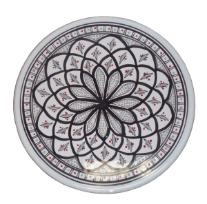 Talerz płaski 31cm SZARY