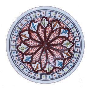 Talerz deserowy 21cm mix 058