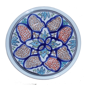 Talerz deserowy 21cm mix 075