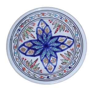 Talerz deserowy 21cm mix 080