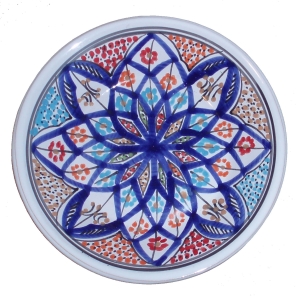 Talerz deserowy 21cm mix 084