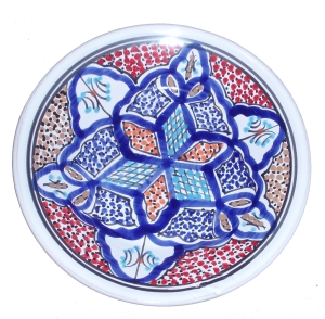 Talerz deserowy 21cm mix 087