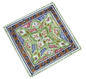 Talerz kwadrat 20cm MIX 087