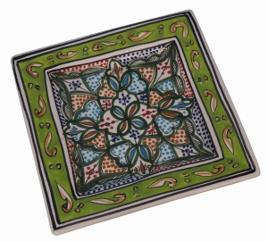 Talerz kwadrat 25cm MIX 082