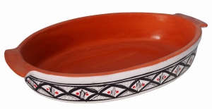 Forma ceramiczna do lasagne 38cm Szara