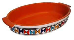 Forma ceramiczna do lasagne 38cm mix 3