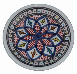 Talerz deserowy 21cm mix 096