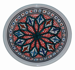 Talerz deserowy 21cm mix 099