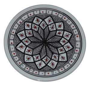 Talerz płaski 27cm Szary