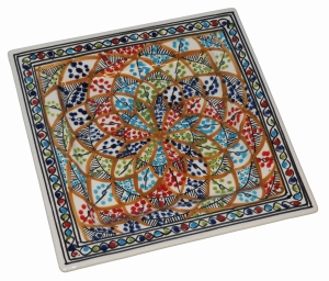 Talerz kwadrat 25cm MIX 007