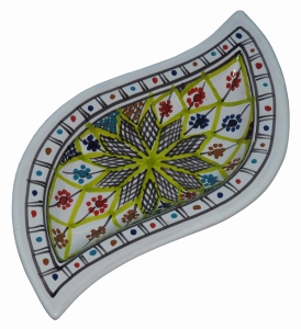 Talerz łezka 30cm mix 64