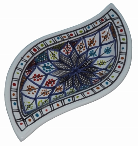 Talerz łezka 30cm mix 65