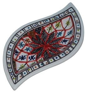 Talerz łezka 30cm mix 66