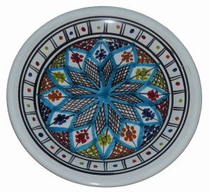 Talerz deserowy 21cm mix 104