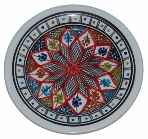 Talerz deserowy 21cm mix 105