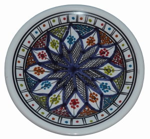 Talerz deserowy 21cm mix 106