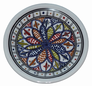 Talerz deserowy 21cm mix 108