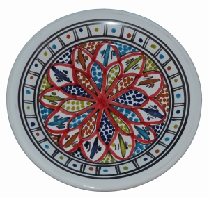 Talerz deserowy 21cm mix 110