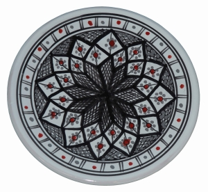 Talerz płaski 23cm Szary 7