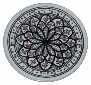 Talerz płaski 23cm Szary 8