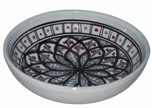 Talerz 20cm głęboki SZARY