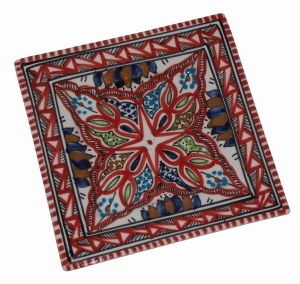 Talerz kwadrat 20cm MIX 012