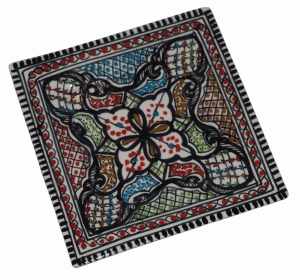 Talerz kwadrat 20cm MIX 014