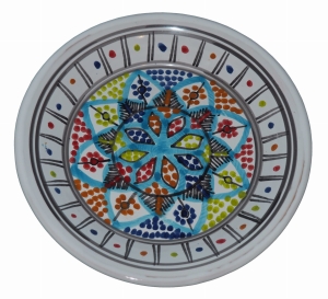 Talerz deserowy 21cm mix 012