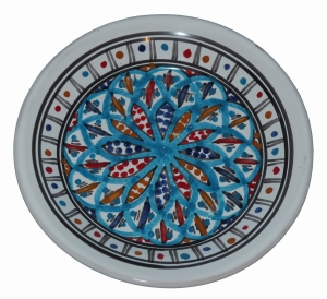 Talerz deserowy 21cm mix 015