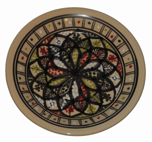 Talerz deserowy 21cm mix 017