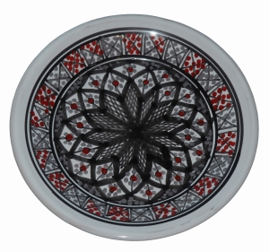 Talerz deserowy 21cm Szary 7