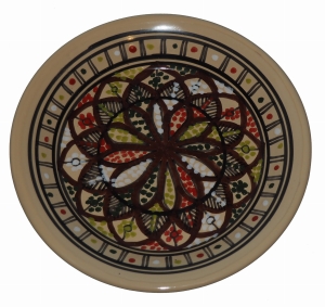 Talerz deserowy 21cm Mix 028