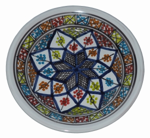 Talerz deserowy 21cm Mix 077