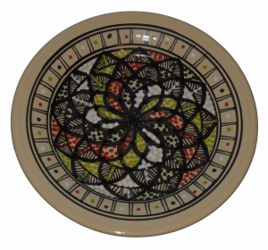 Talerz deserowo-obiadowy 24cm Mix 012