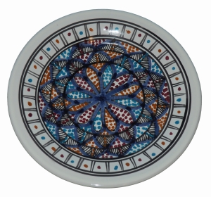 Talerz deserowo-obiadowy 24cm Mix 016