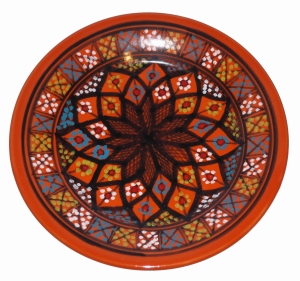 Talerz deserowo-obiadowy 24cm Mix 017