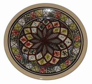 Talerz deserowo-obiadowy 24cm Mix 018