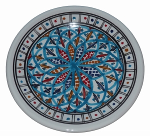 Talerz deserowo-obiadowy 24cm Mix 021