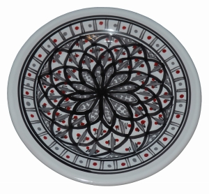 Talerz deserowo-obiadowy 24cm Szary 4