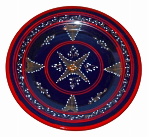 Talerz deserowo-obiadowy 24cm Mix 031