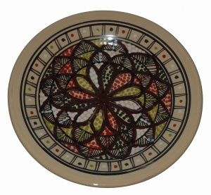 Talerz deserowo-obiadowy 24cm Mix 032