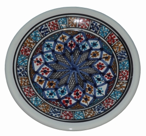 Talerz deserowo-obiadowy 24cm Mix 034