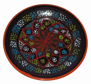 Talerz deserowo-obiadowy 24cm Mix 035