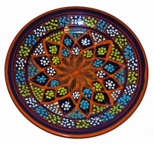 Talerz deserowo-obiadowy 24cm Mix 039