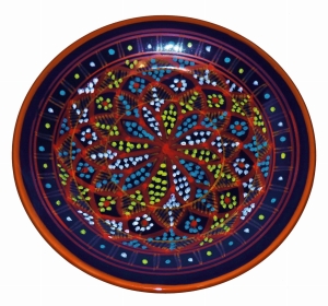 Talerz deserowo-obiadowy 24cm Mix 041